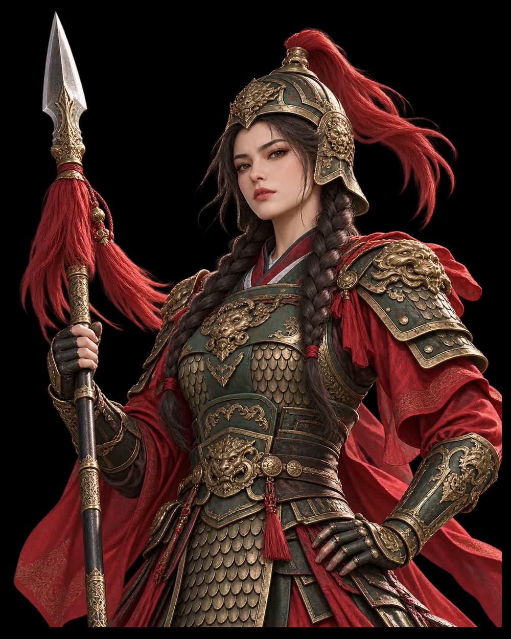 Chân dung Dương Môn Thương Kỵ